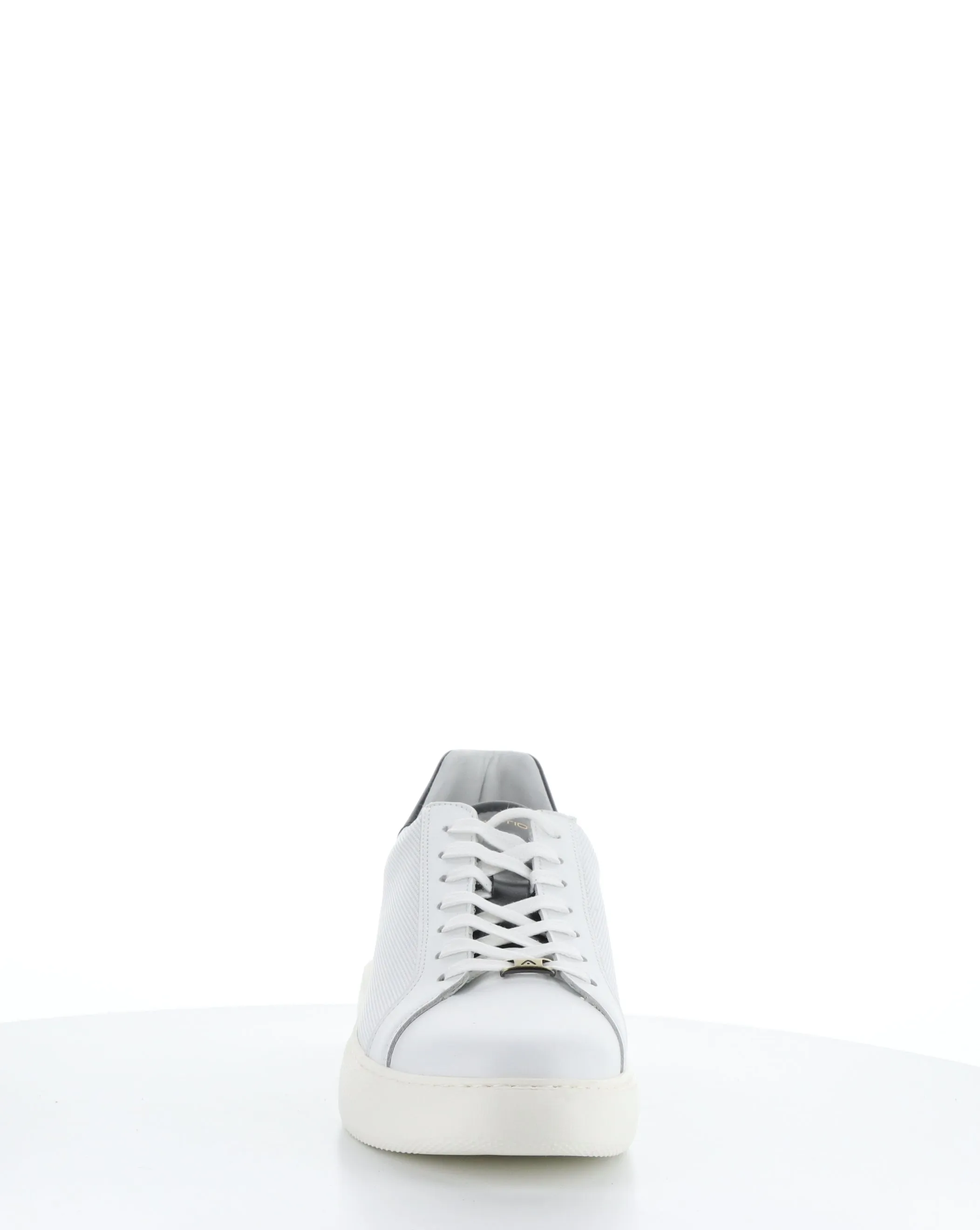 10634A WHITE/BLACK Lace-up Shoes