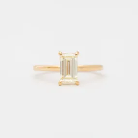 1.11 ct Vintage Baguette Coursiere Solitaire