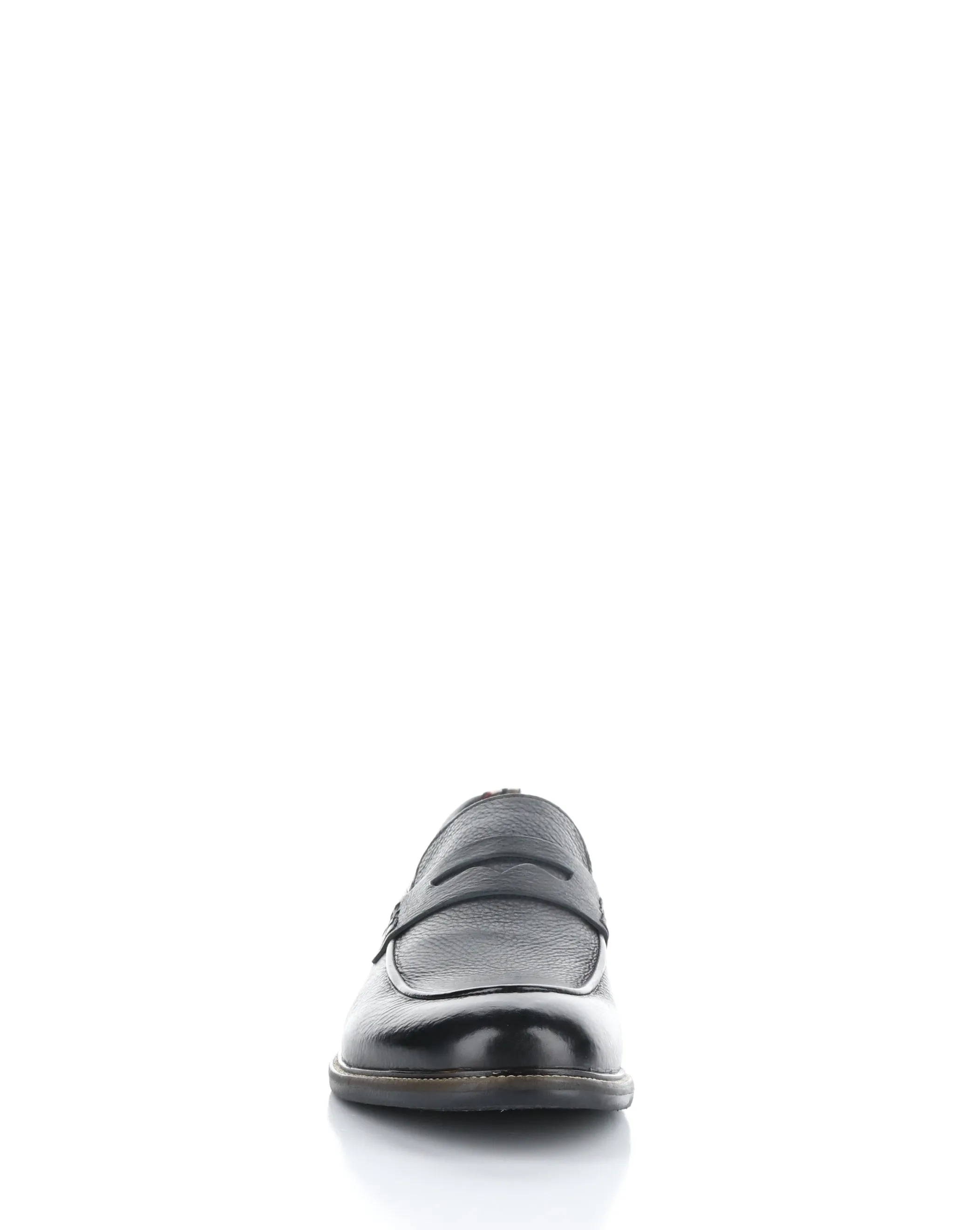 11464A BLACK Round Toe Shoes