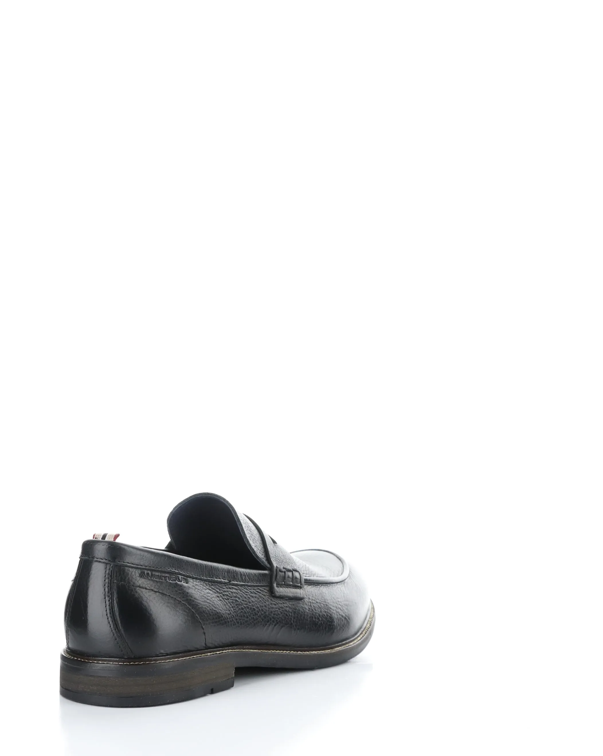 11464A BLACK Round Toe Shoes