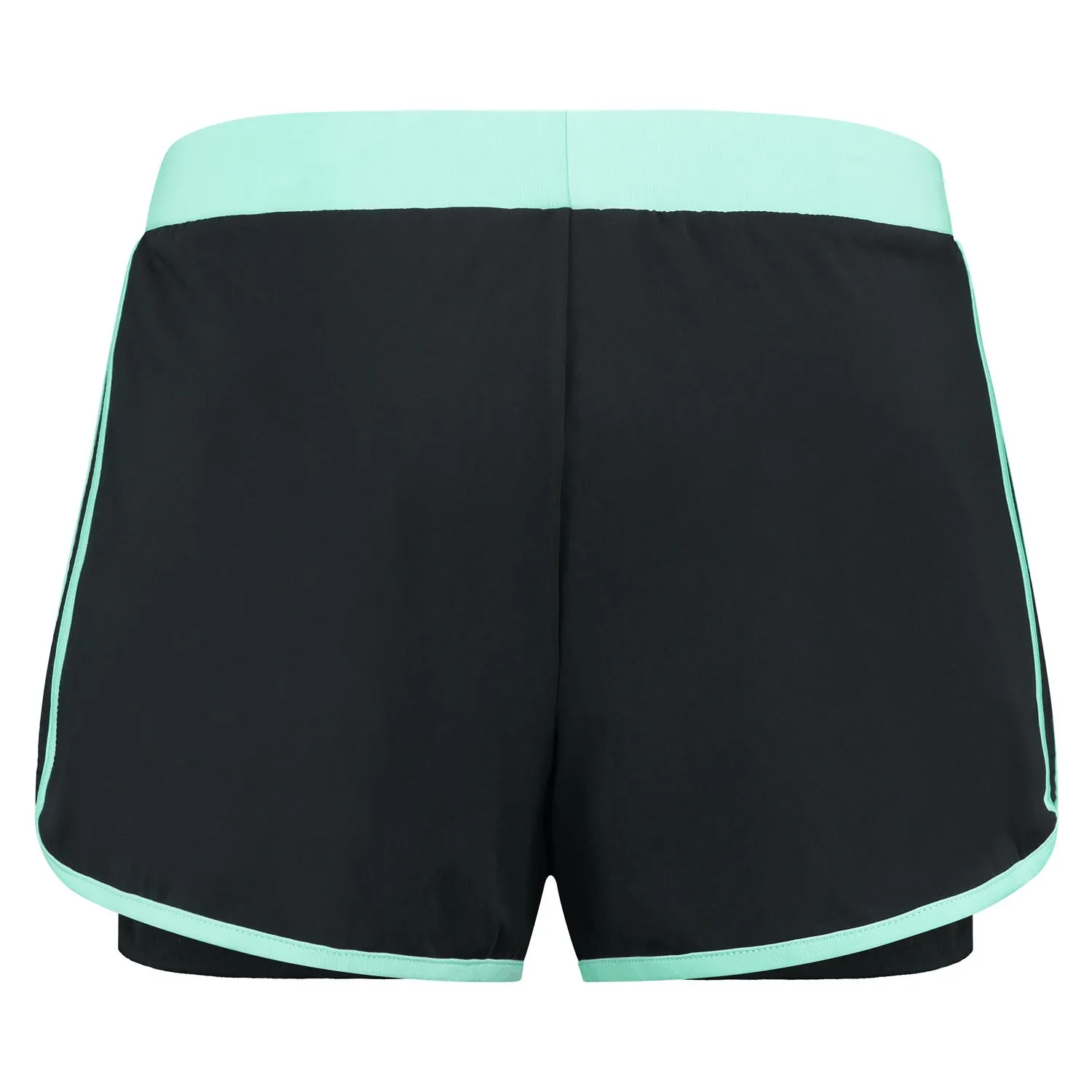 194250-010 | WOMENS HYPERCOURT SHORT 2 | BLACK / ALGIERS BLUE