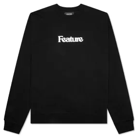 Academy Crewneck - Black/White