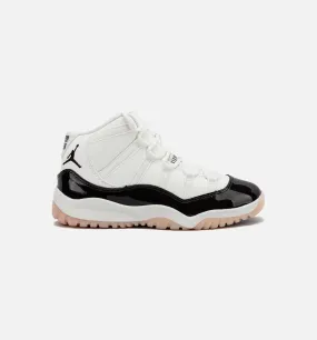 Air Jordan 11 Retro Neapolitan Preschool Lifestyle Shoe - Sail/Velvet Brown/Atmosphere