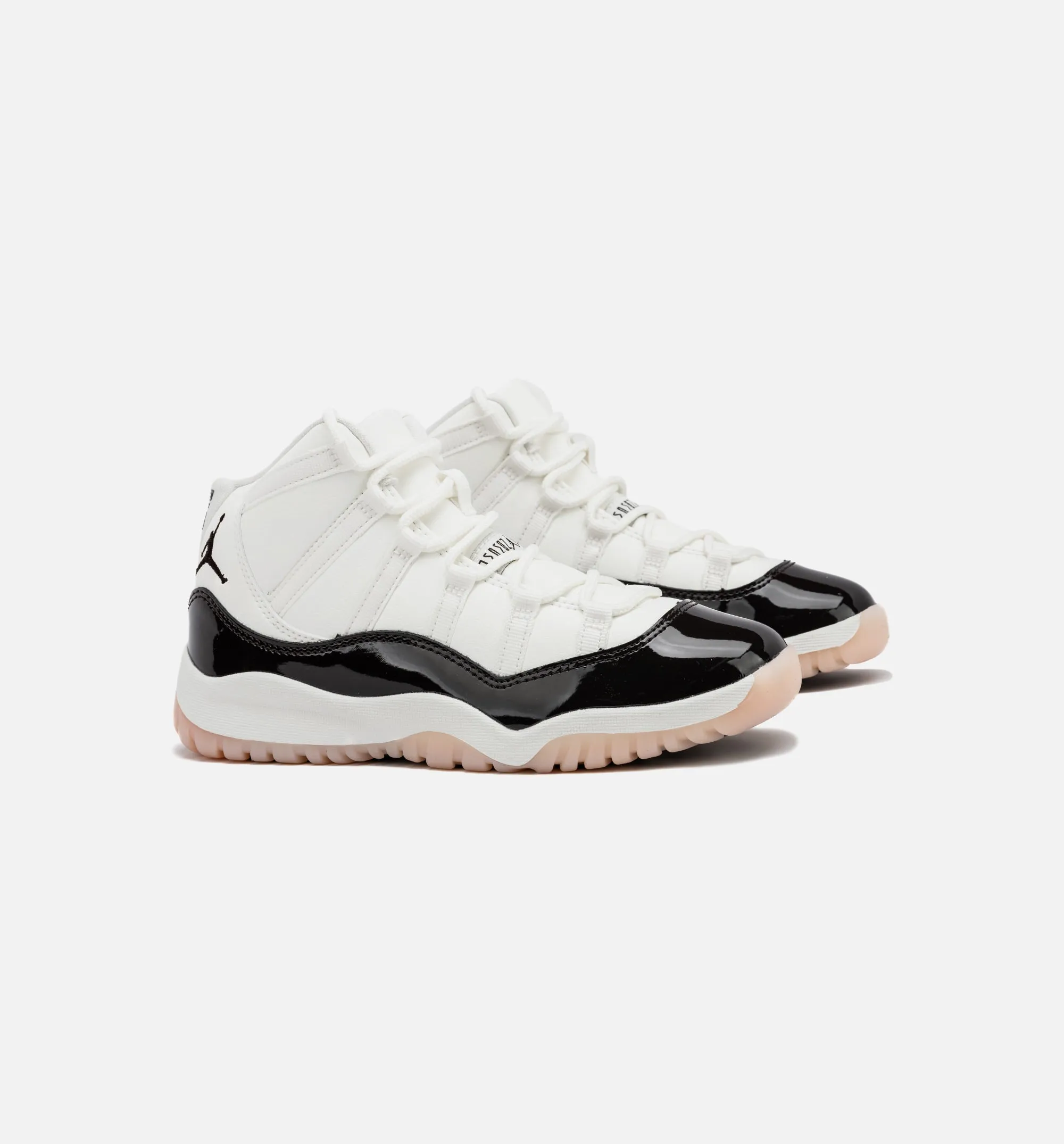 Air Jordan 11 Retro Neapolitan Preschool Lifestyle Shoe - Sail/Velvet Brown/Atmosphere