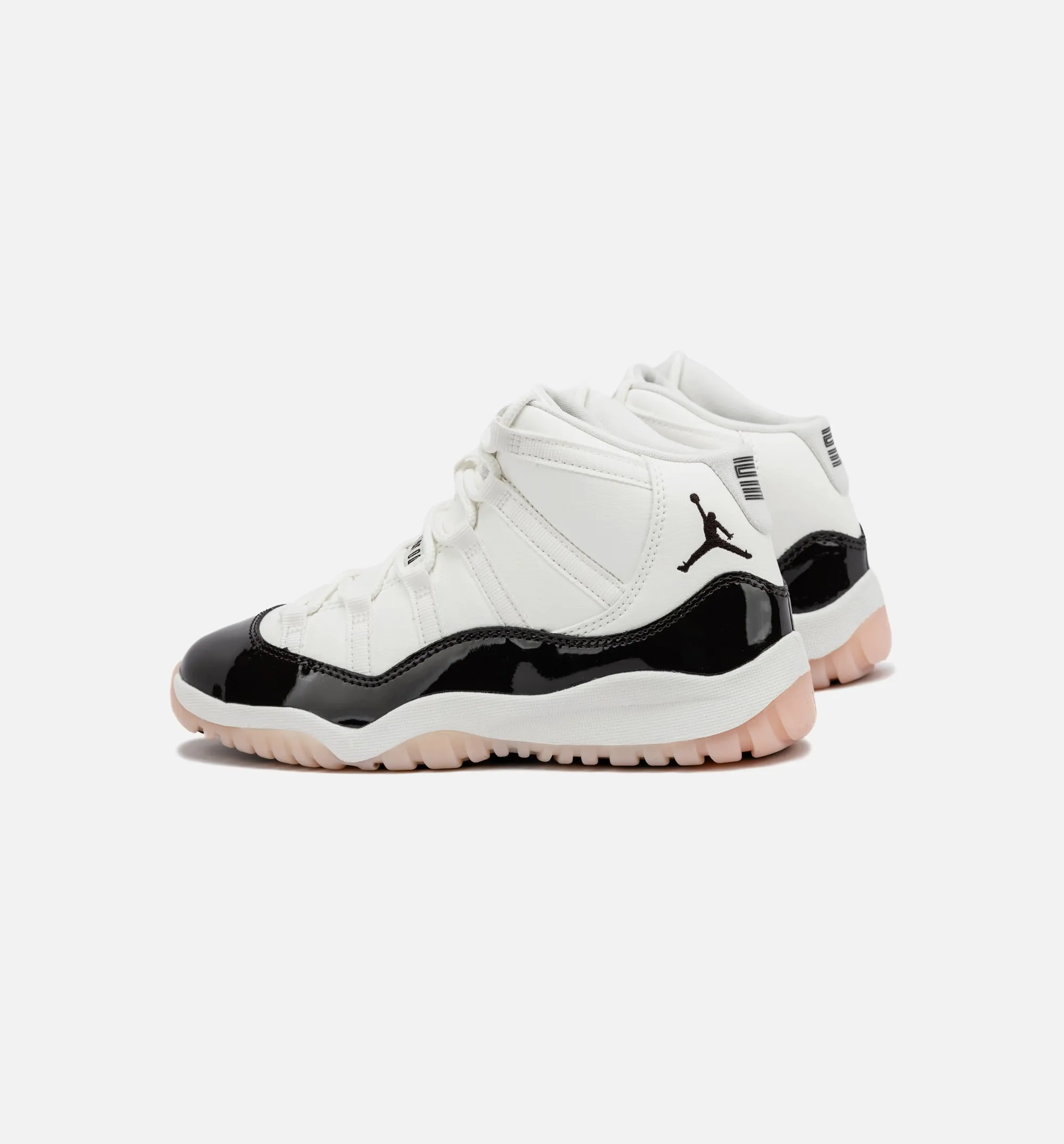 Air Jordan 11 Retro Neapolitan Preschool Lifestyle Shoe - Sail/Velvet Brown/Atmosphere