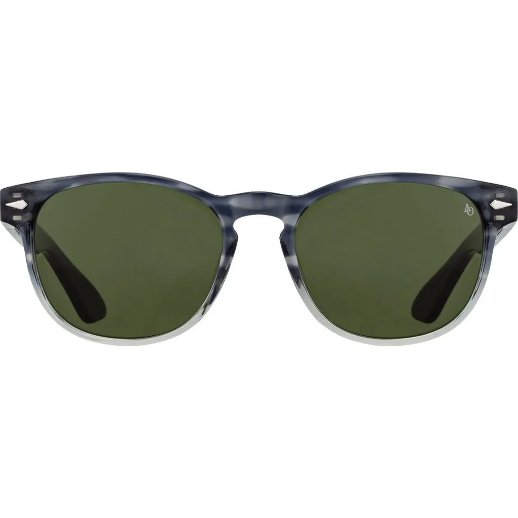 American Optical AO-1004 Sunglasses | Gray Demi Fade/Green Nylon