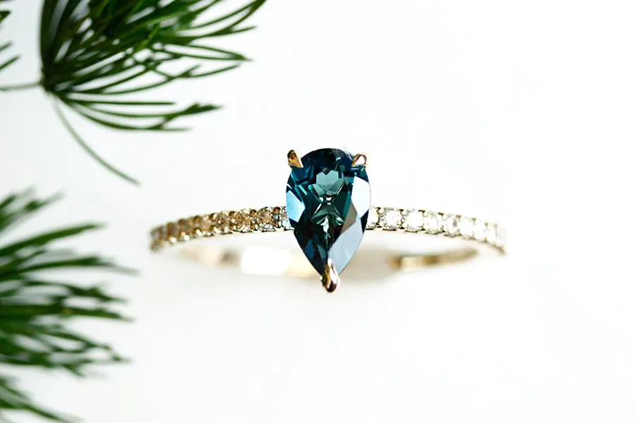 Annalise London Blue Topaz Ring