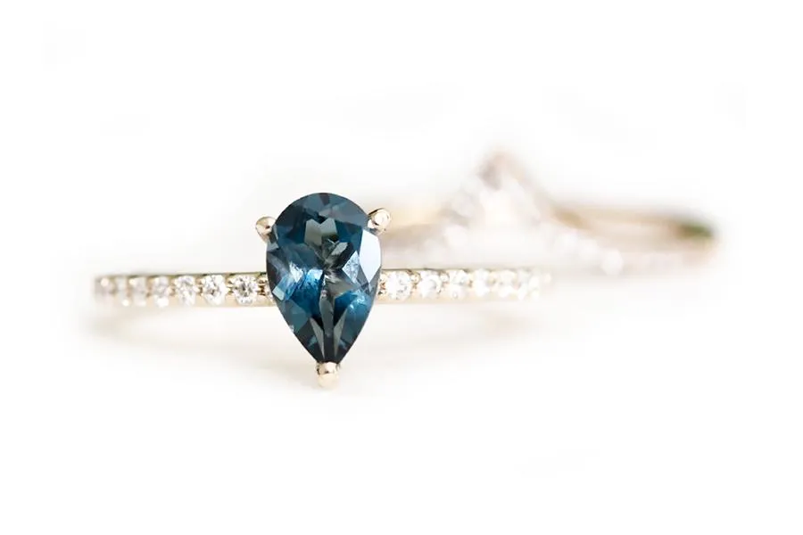 Annalise London Blue Topaz Ring