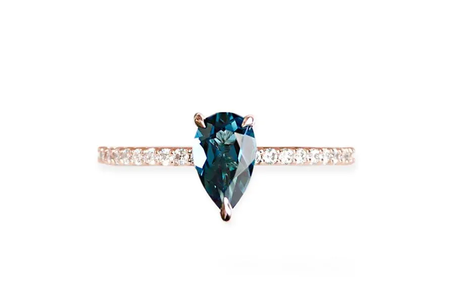 Annalise London Blue Topaz Ring