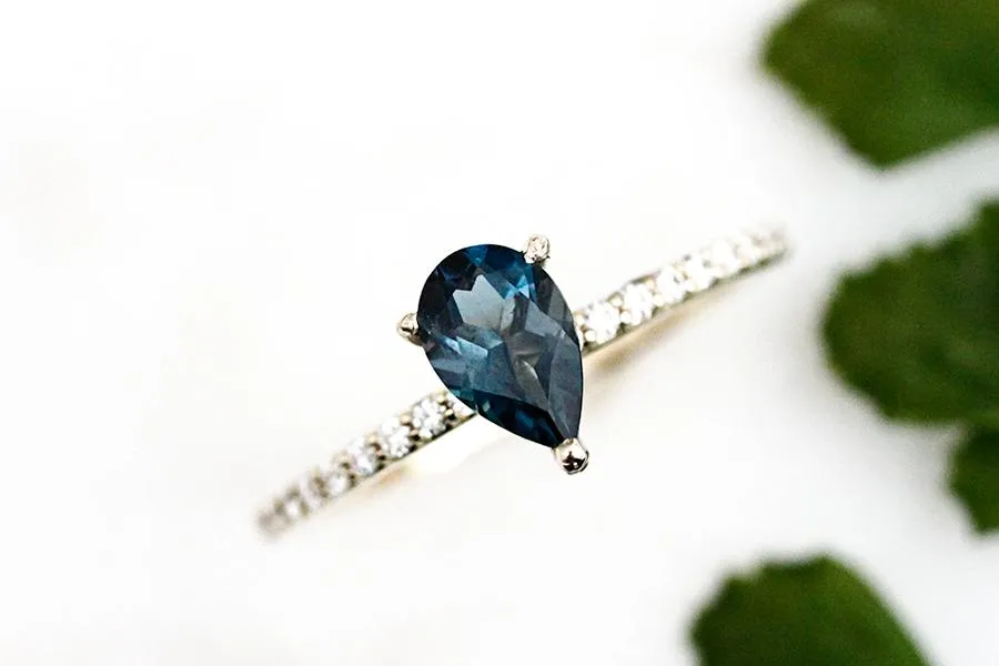 Annalise London Blue Topaz Ring