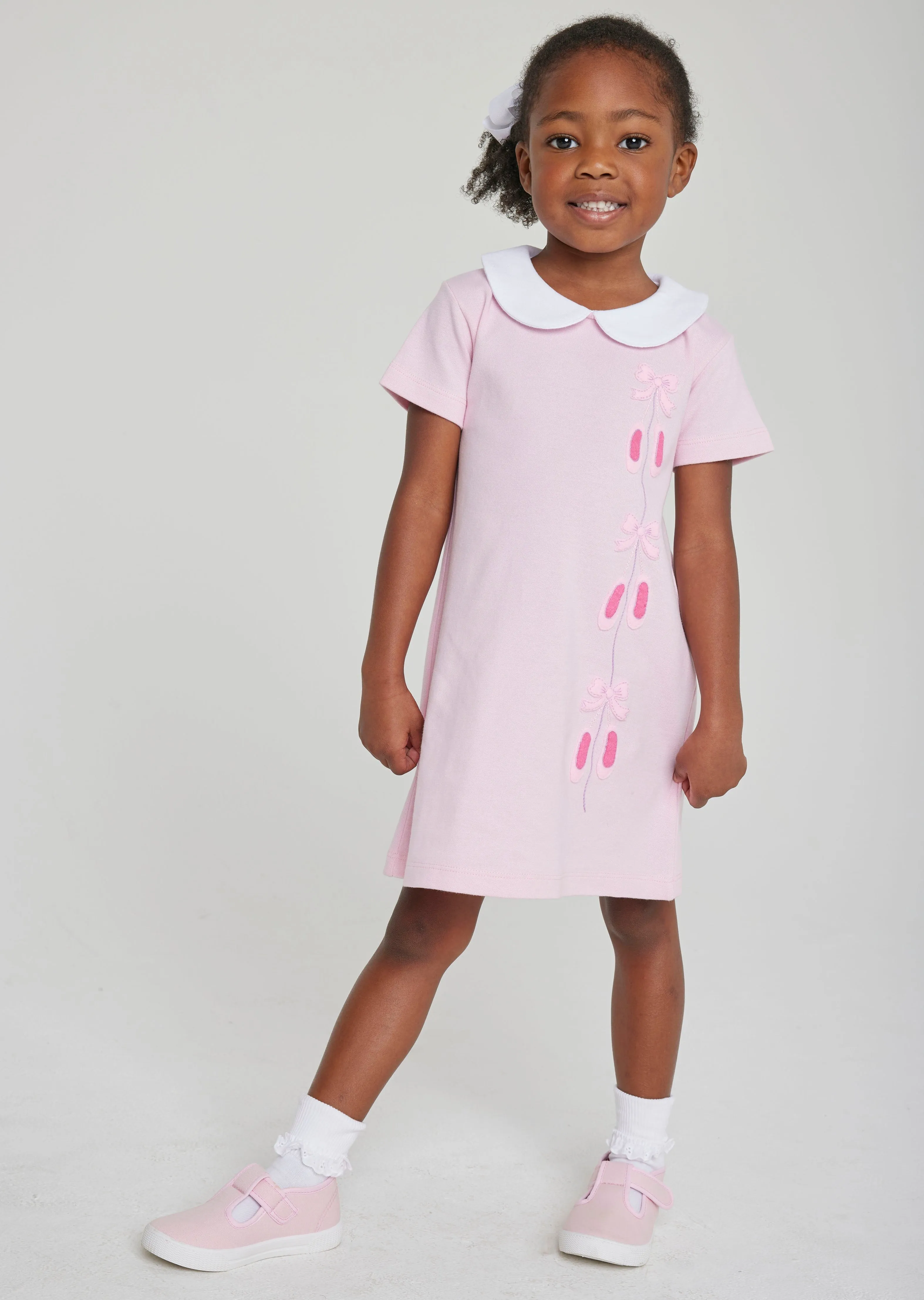 Applique Libby Dress - Ballet