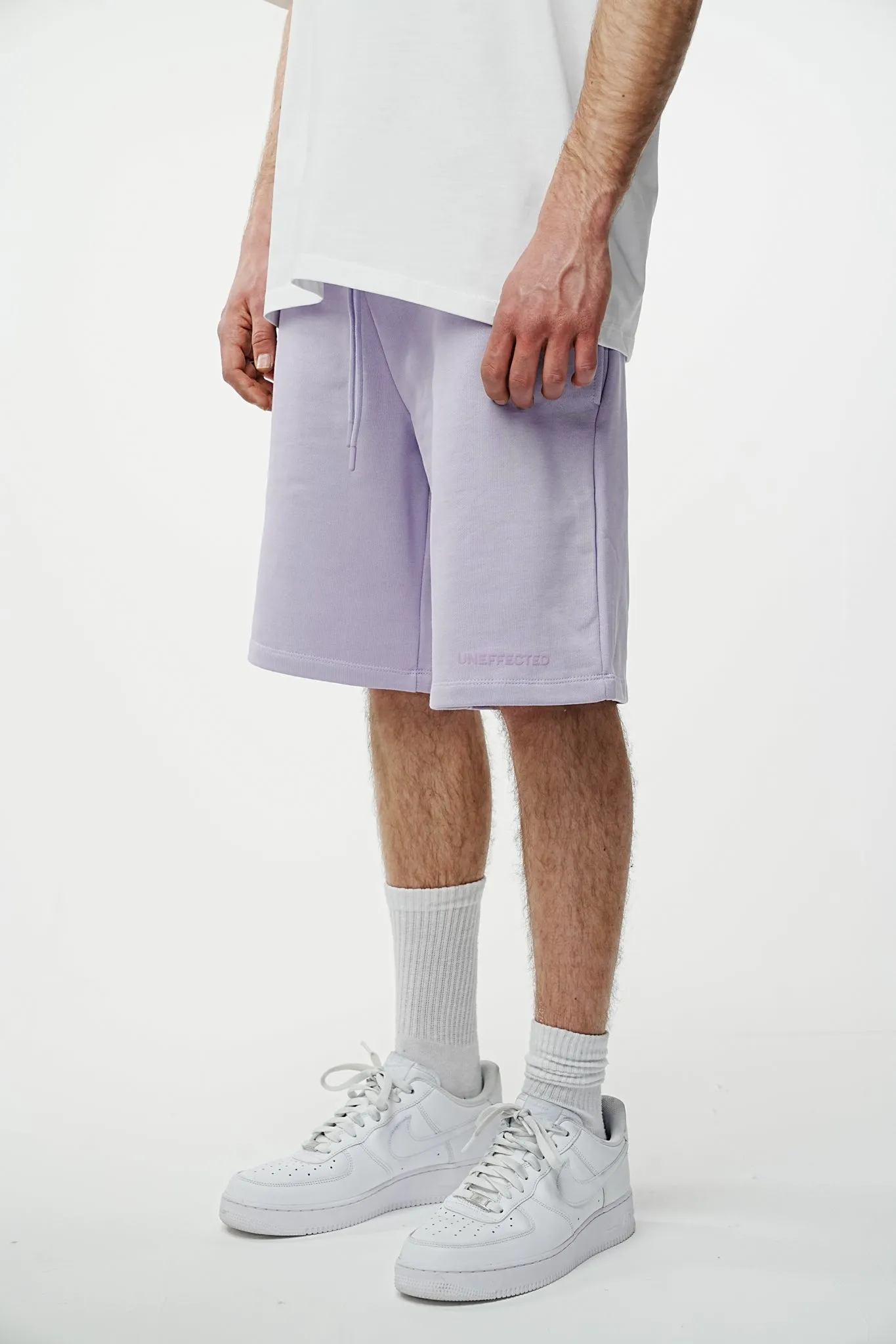 Archive Logo Baggy Sweat Shorts - Lilac