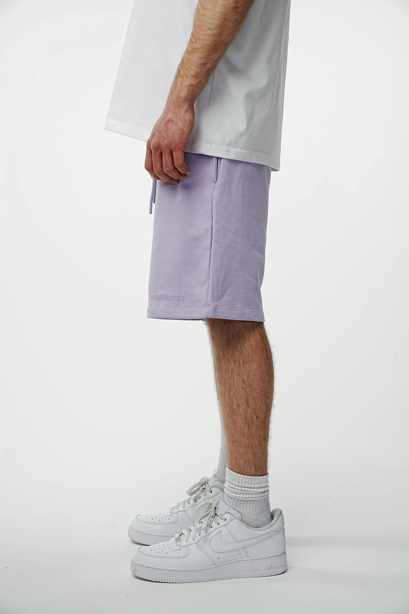 Archive Logo Baggy Sweat Shorts - Lilac