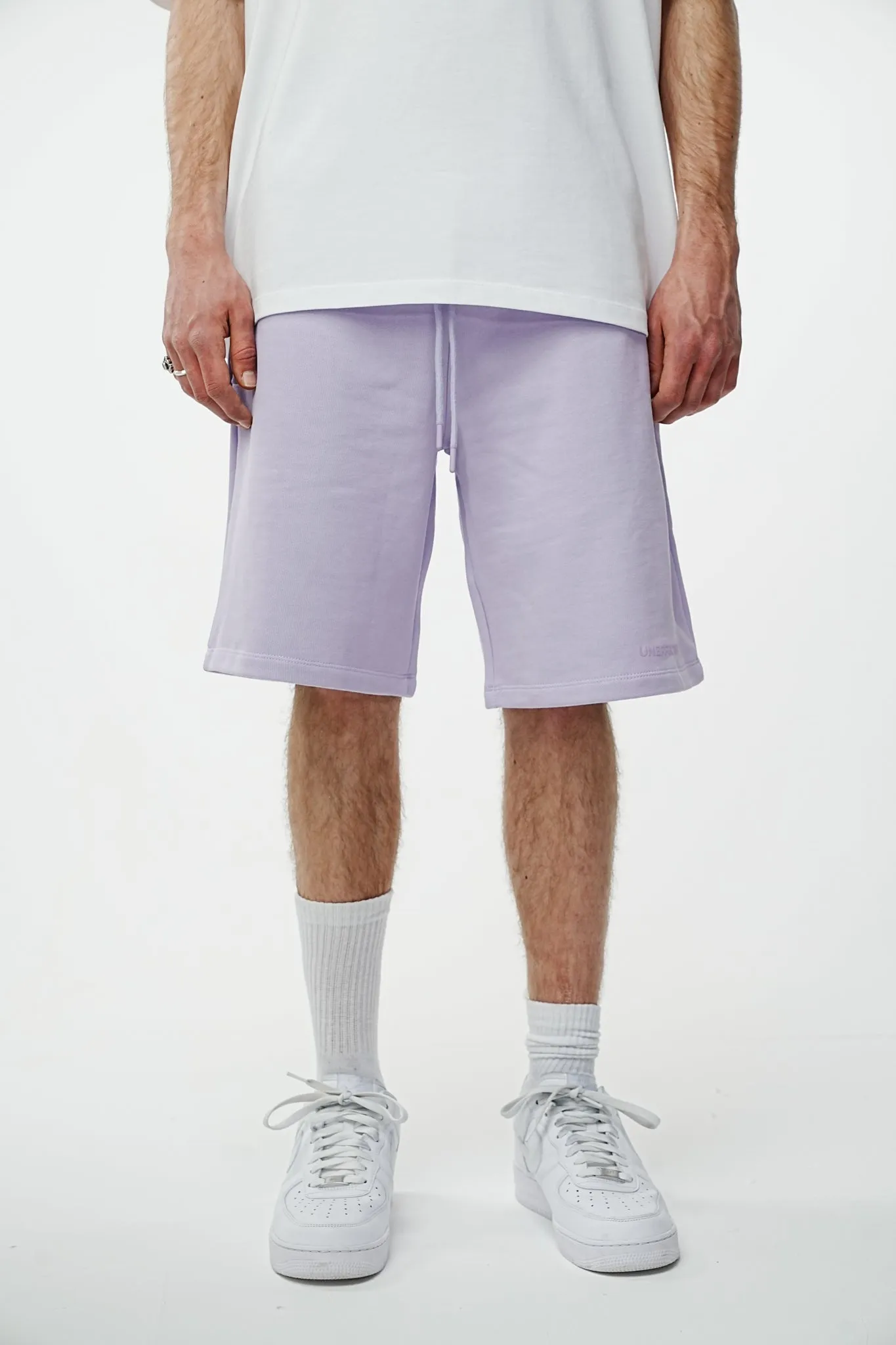 Archive Logo Baggy Sweat Shorts - Lilac