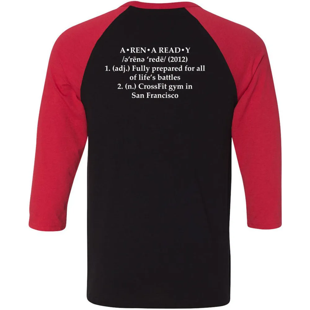 Arena Ready CrossFit - 202 - Definition - Men's Baseball T-Shirt