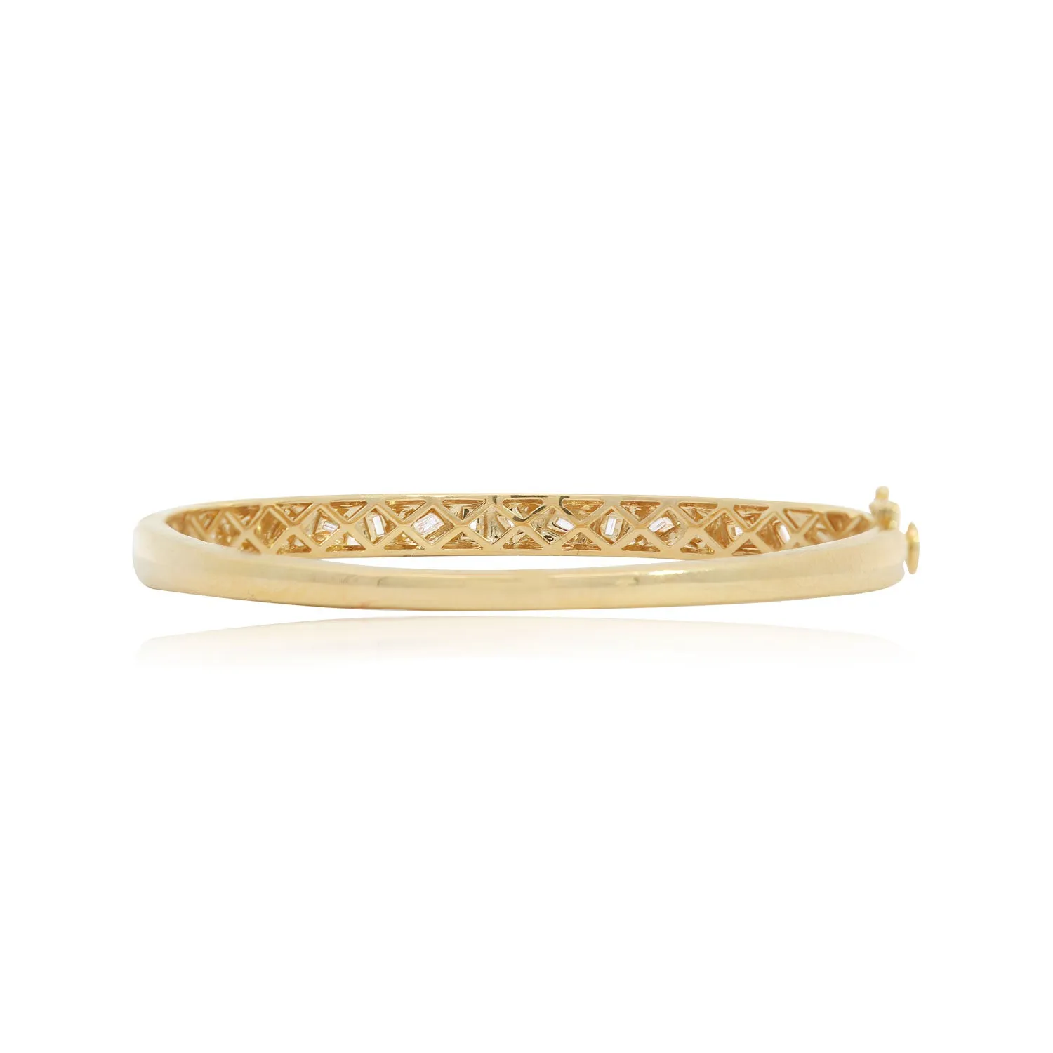 Baguette Diamond Mixed Bangle