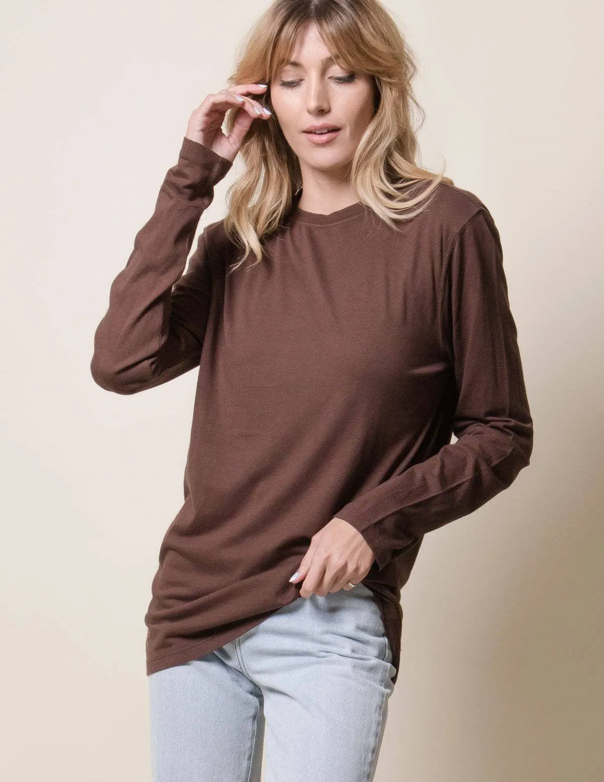 Bamboo Long Sleeve Unisex Tee