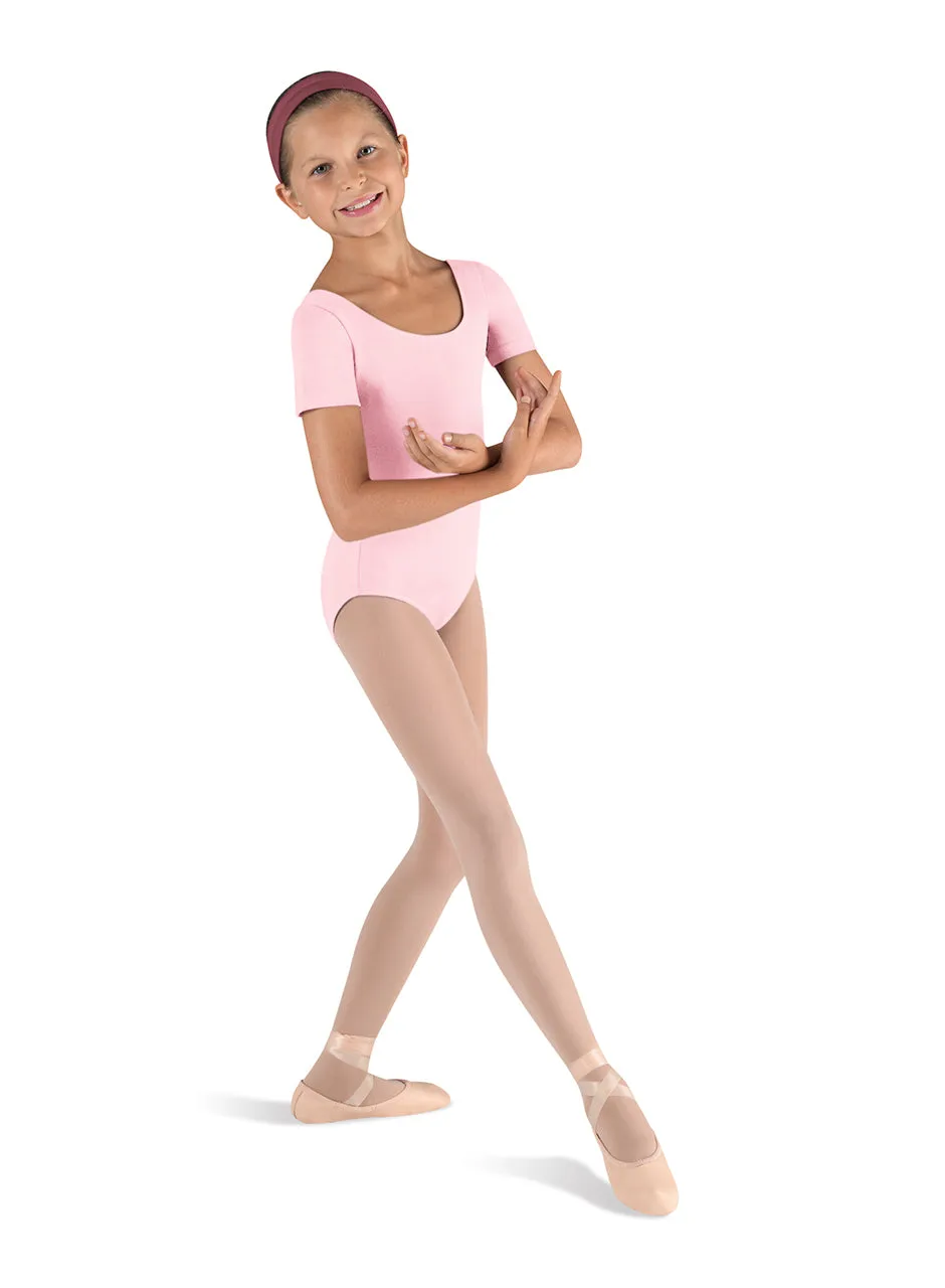 Bloch Child Ballet Short Sleeve Round Neck Leotard - CL5402