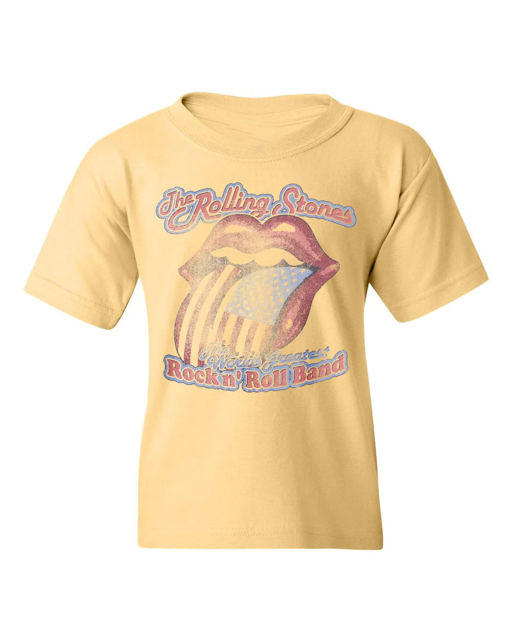 Children's Rolling Stones World's Greatest Band Yellow Tee