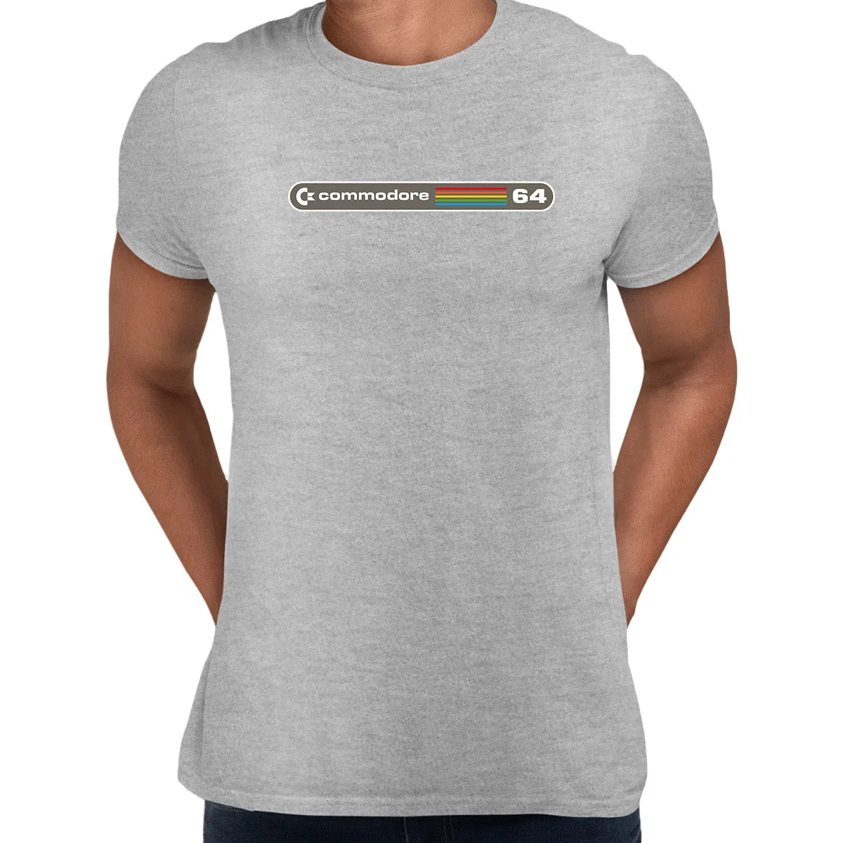 Commodore 64 Old Retro Gaming Machine Computer Unisex T-Shirt OLD SKOOL