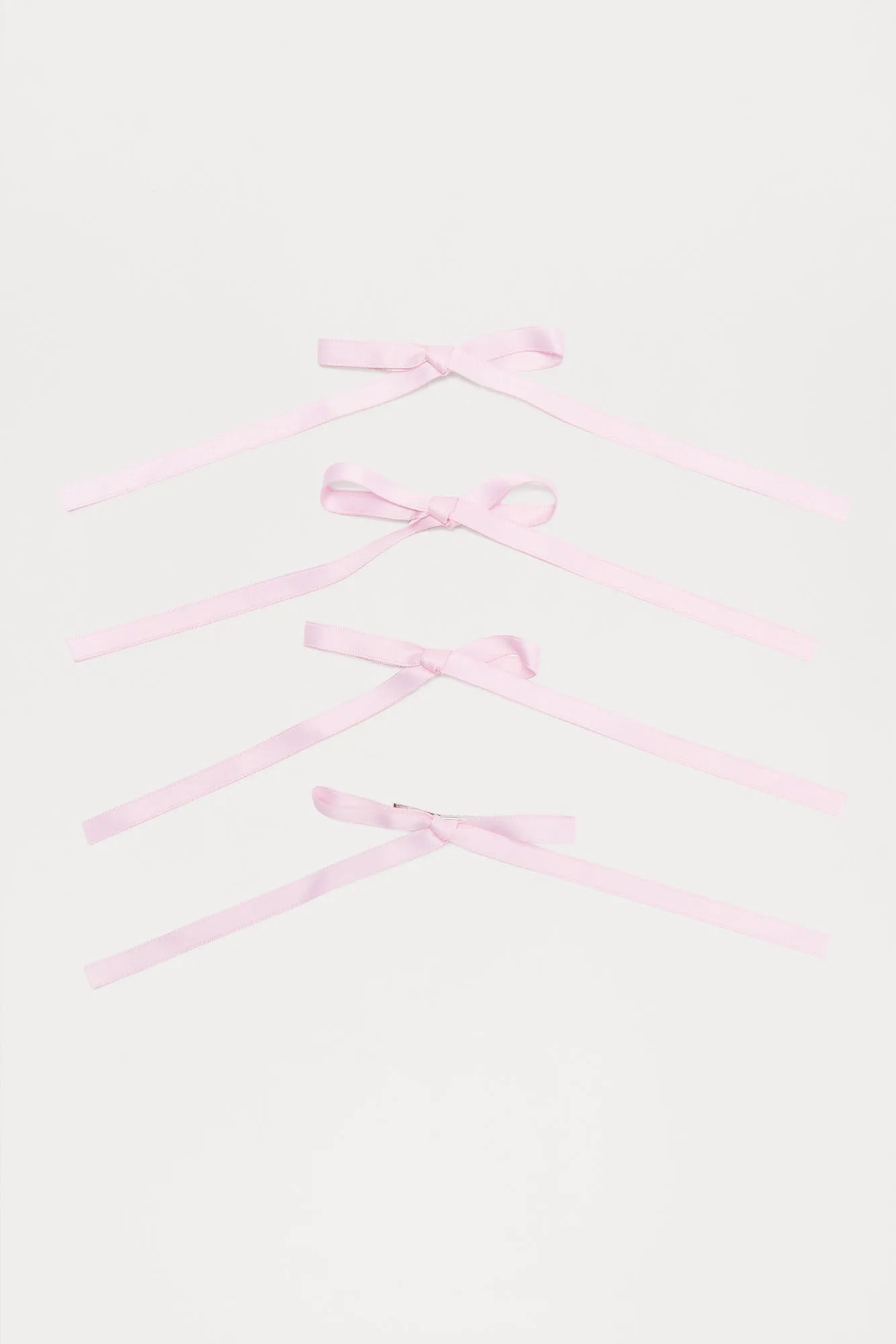 Coquette Tea Party Hair Clip Set - Pink