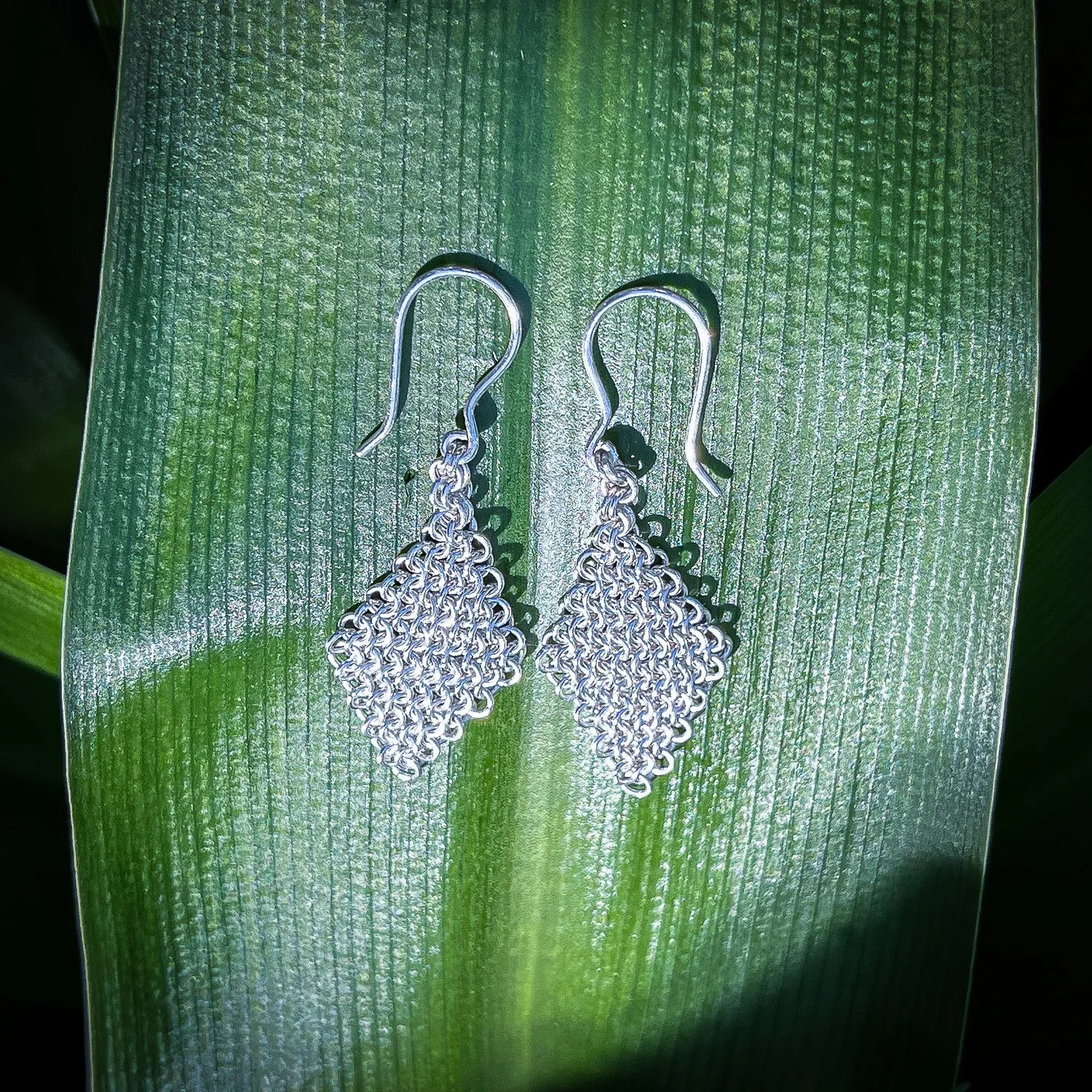 Diamond Chain Earrings