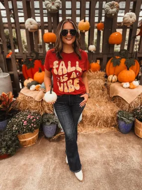 {FALL IS A VIBE} Brick Crew Neck Tee