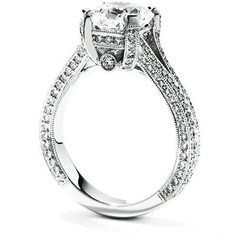 Hearts On Fire Wondrous Dream Split Shank Engagement Ring