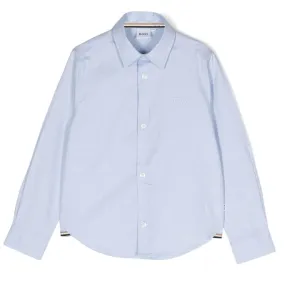 Hugo Boss Boys Blue Dress Shirt_J25Q01-77D