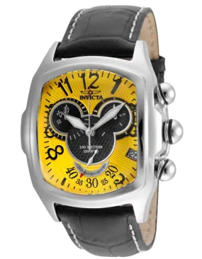 INVICTA Disney Limited Edition Mens Lupah Watch - Yellow Dial - Mickey - 100M