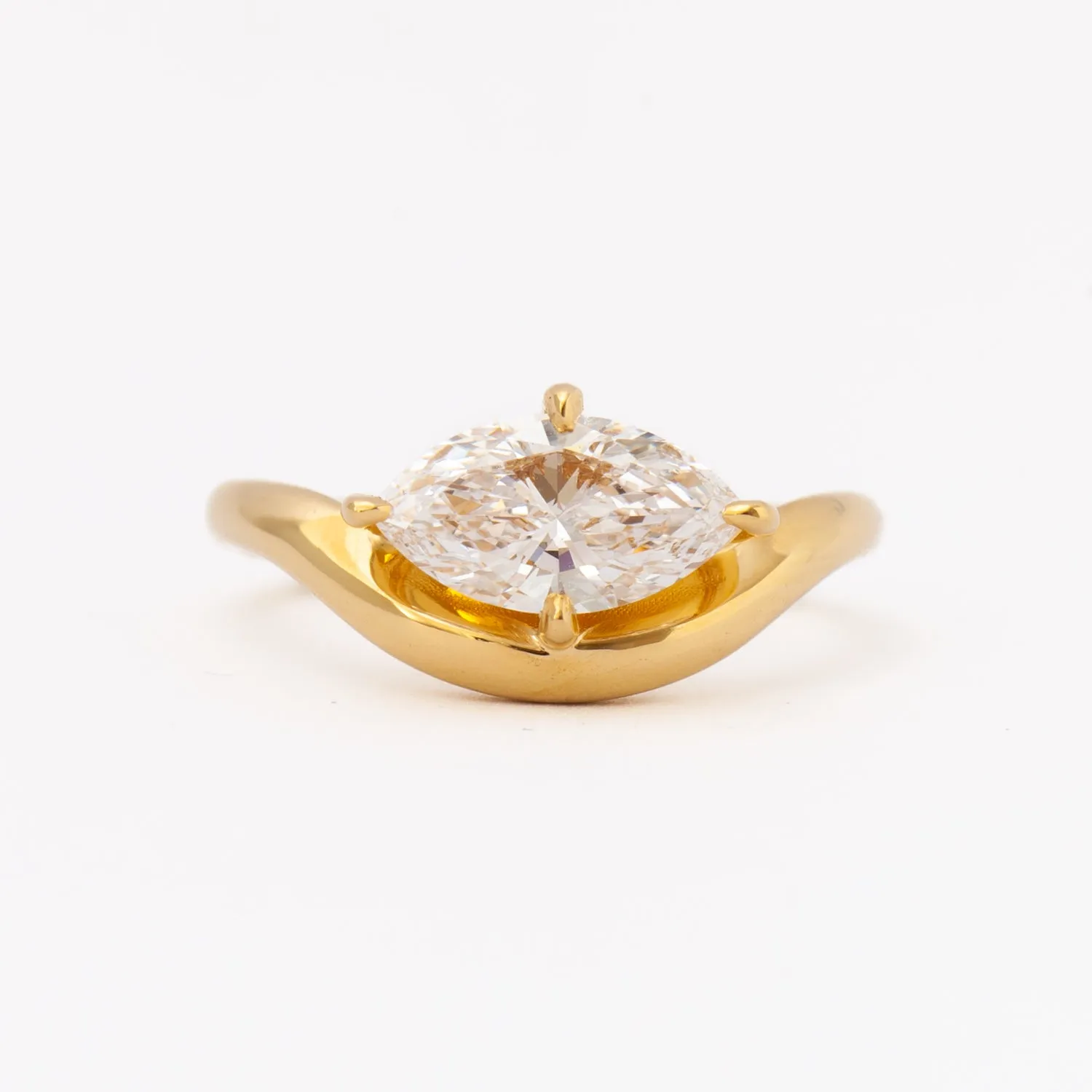 Marquise Diamond Piscine Ring