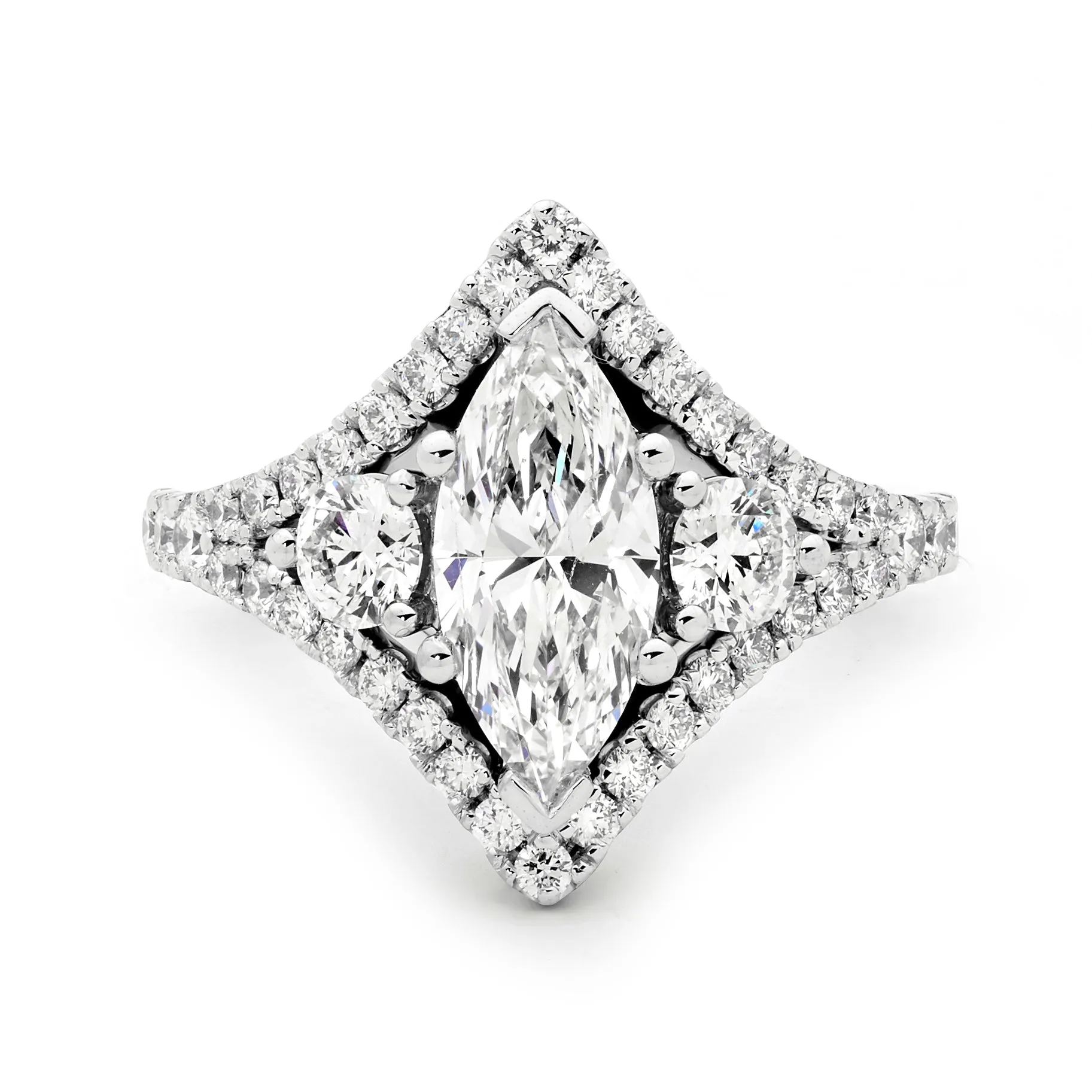 Marquise Fancy Diamond Ring