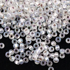 Miyuki Boncuk, MiyukiRoundBeads 6/0-1001 Silver Lined Crystal