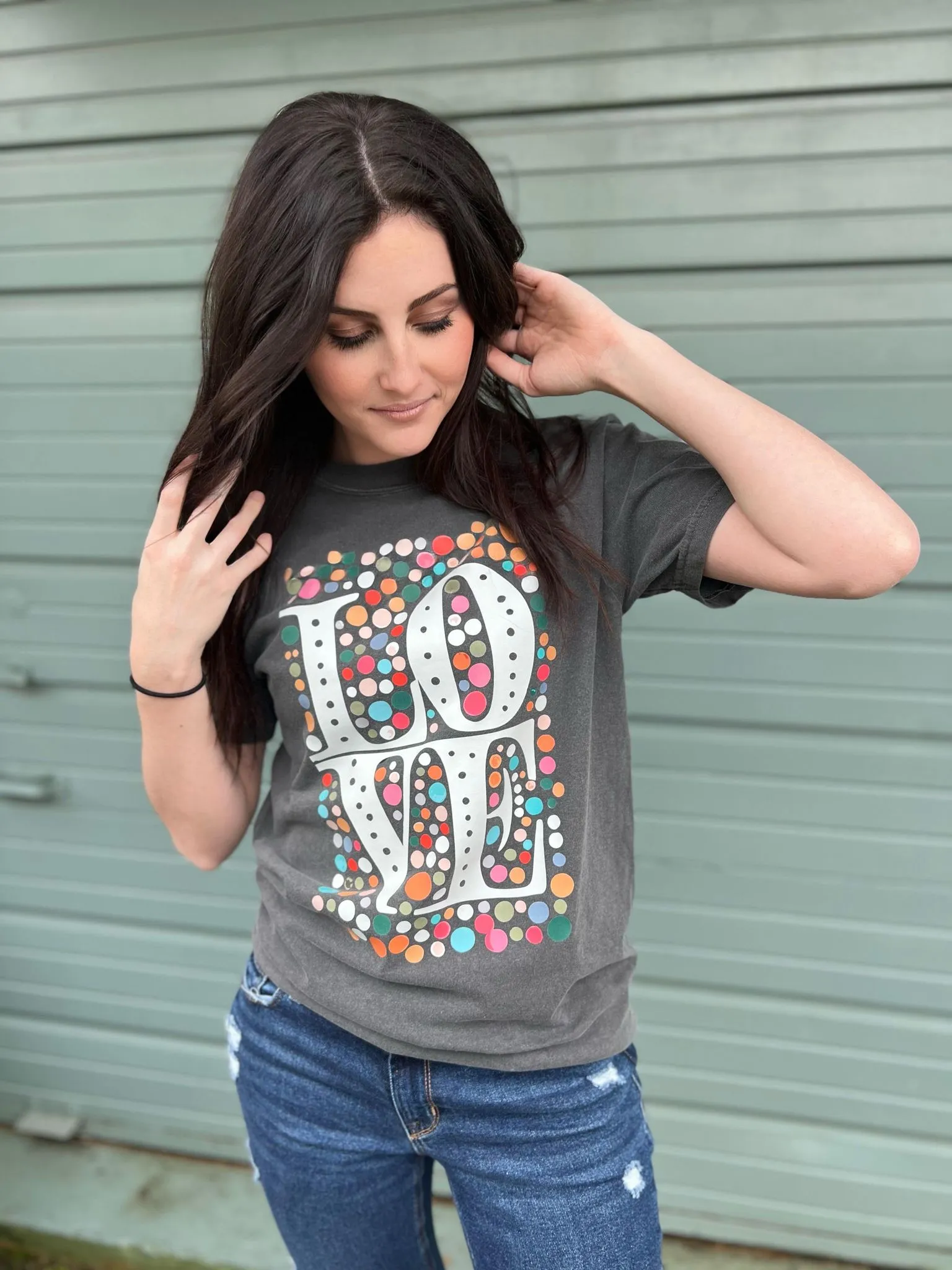 Multi Colored Love Tee