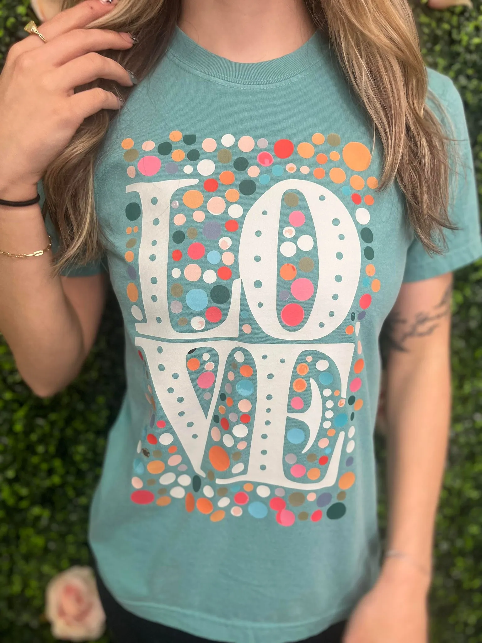 Multi Colored Love Tee