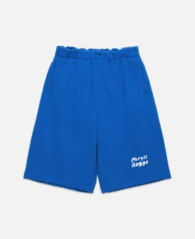 Oversized Sweat Shorts (Blue)