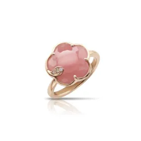 Pasquale Bruni - Petit Joli - Ring with Pink Chalcedony and Diamonds, 18k Rose Gold