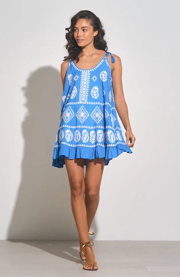 Petra Dress -- Blue