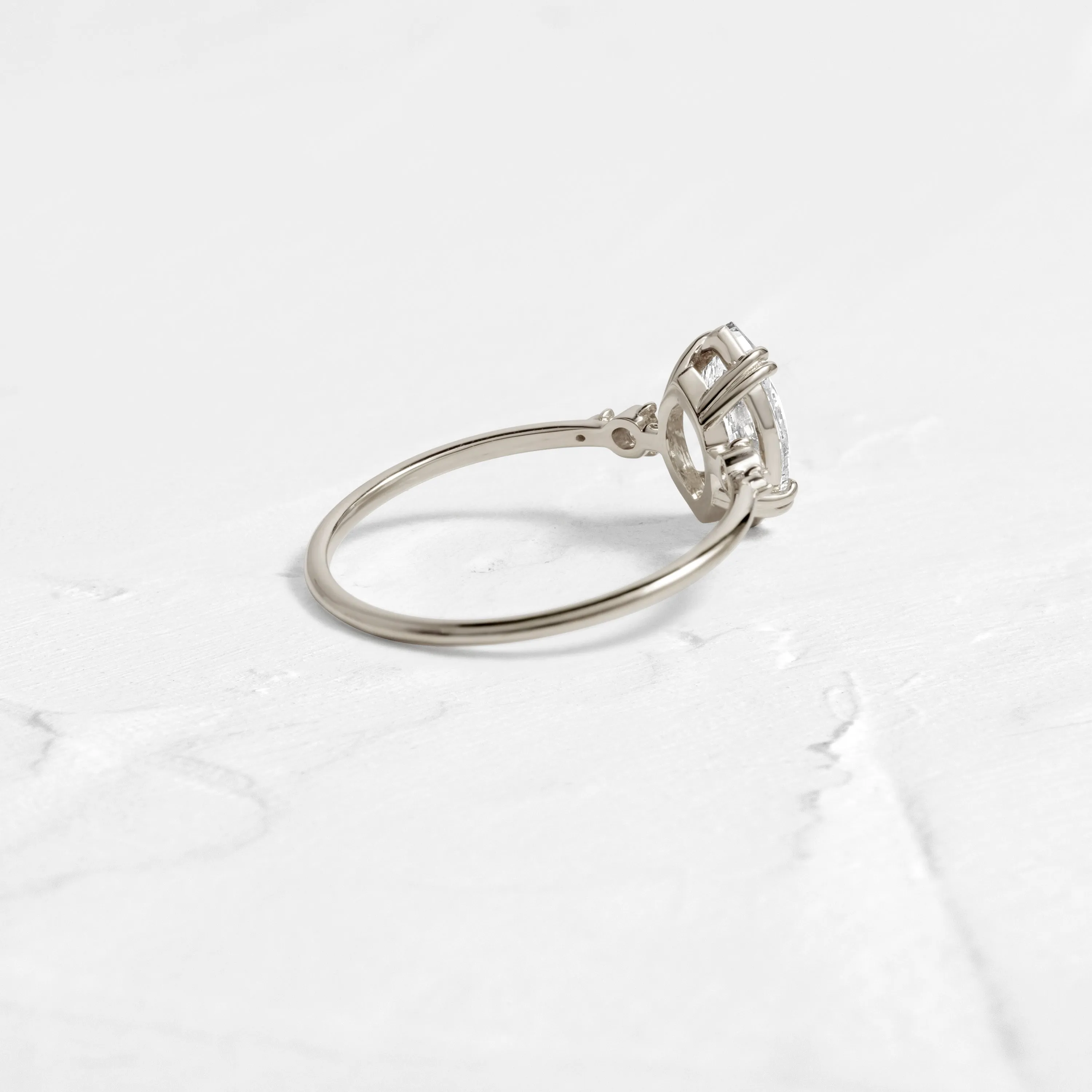 Pictorial Ring, Marquise Cut