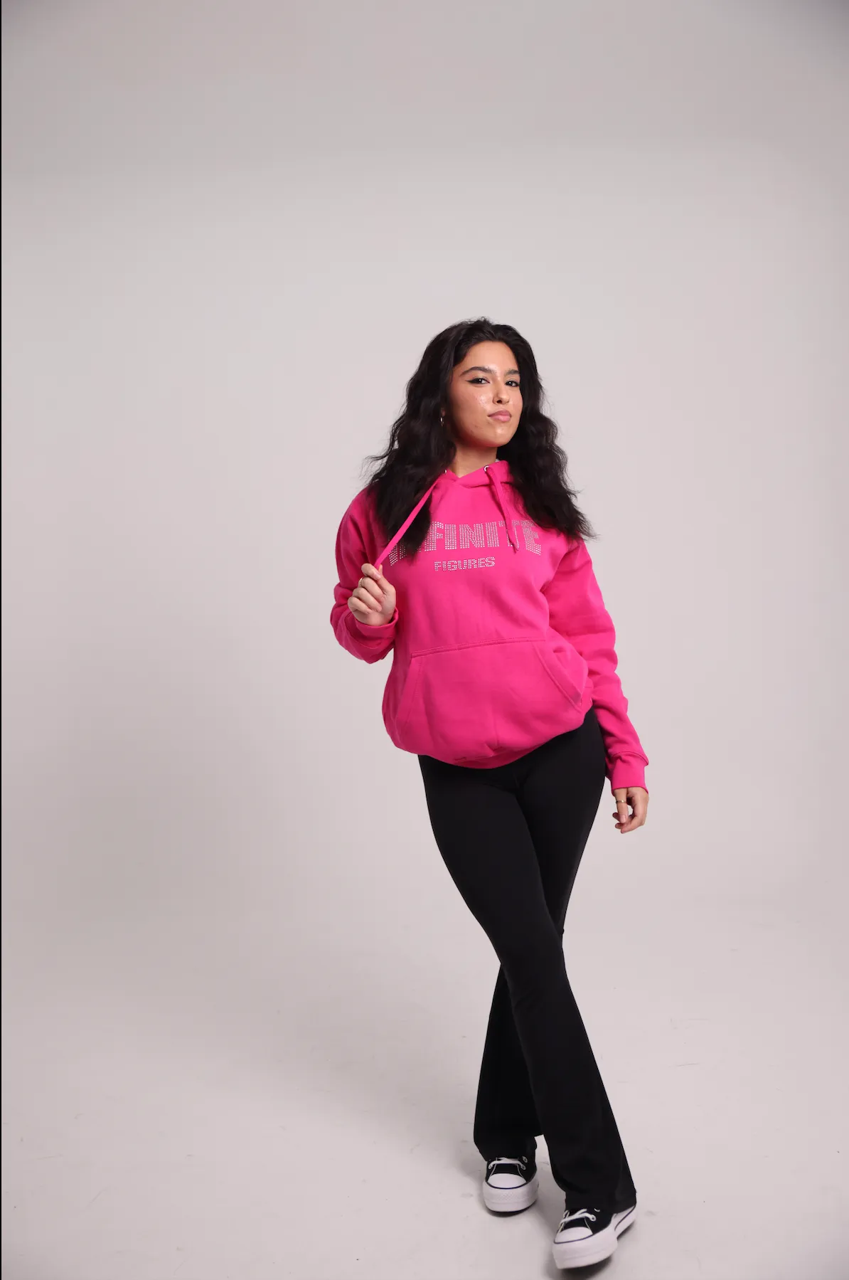 Pink Rhinestone Hoodie