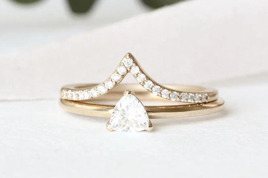 Sarai Trillion Diamond Ring