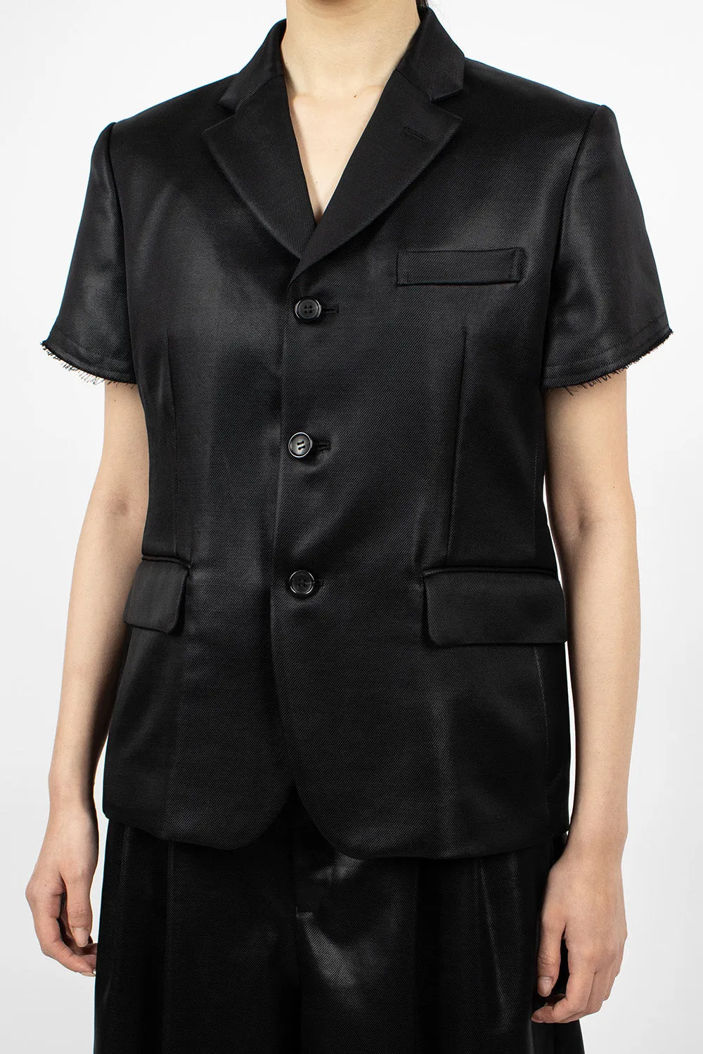 Short-sleeved Jacket Black