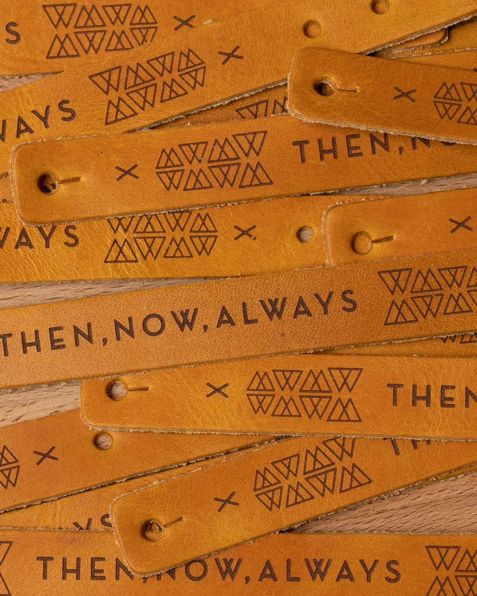 Then, Now, Always Leather Bracelet