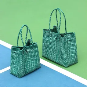 Toko Bazaar Woven Tote Bag - In Green