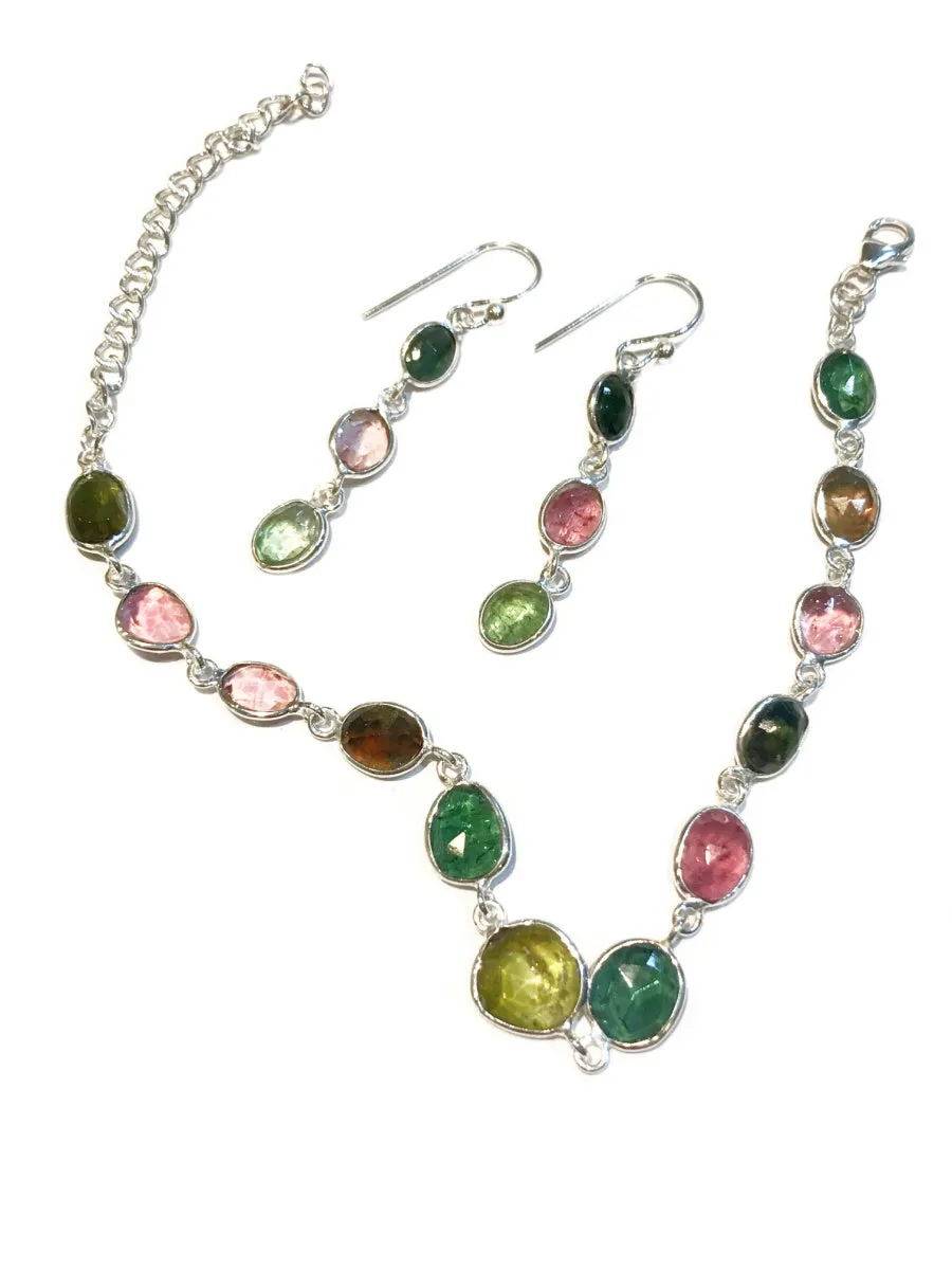 Triple Tourmaline Dangles