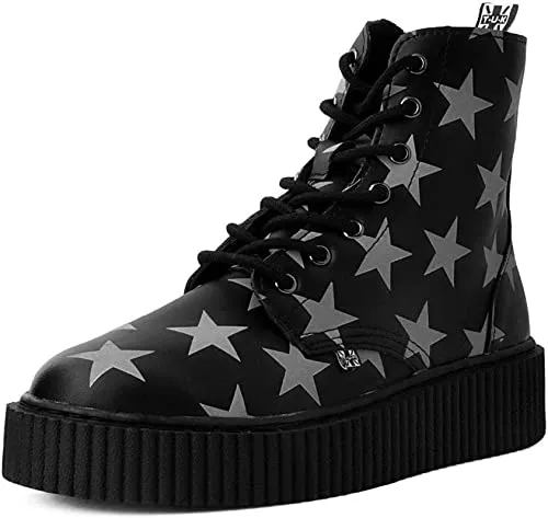 T.U.K BLACK/GLOW STAR CASBAH CREEPER BOOT