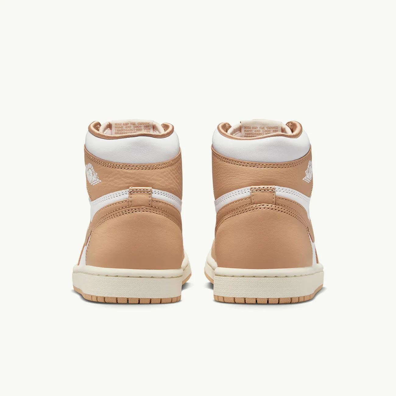 WOMENS AIR JORDAN 1 RETRO HIGH OG PRALINE WHITE