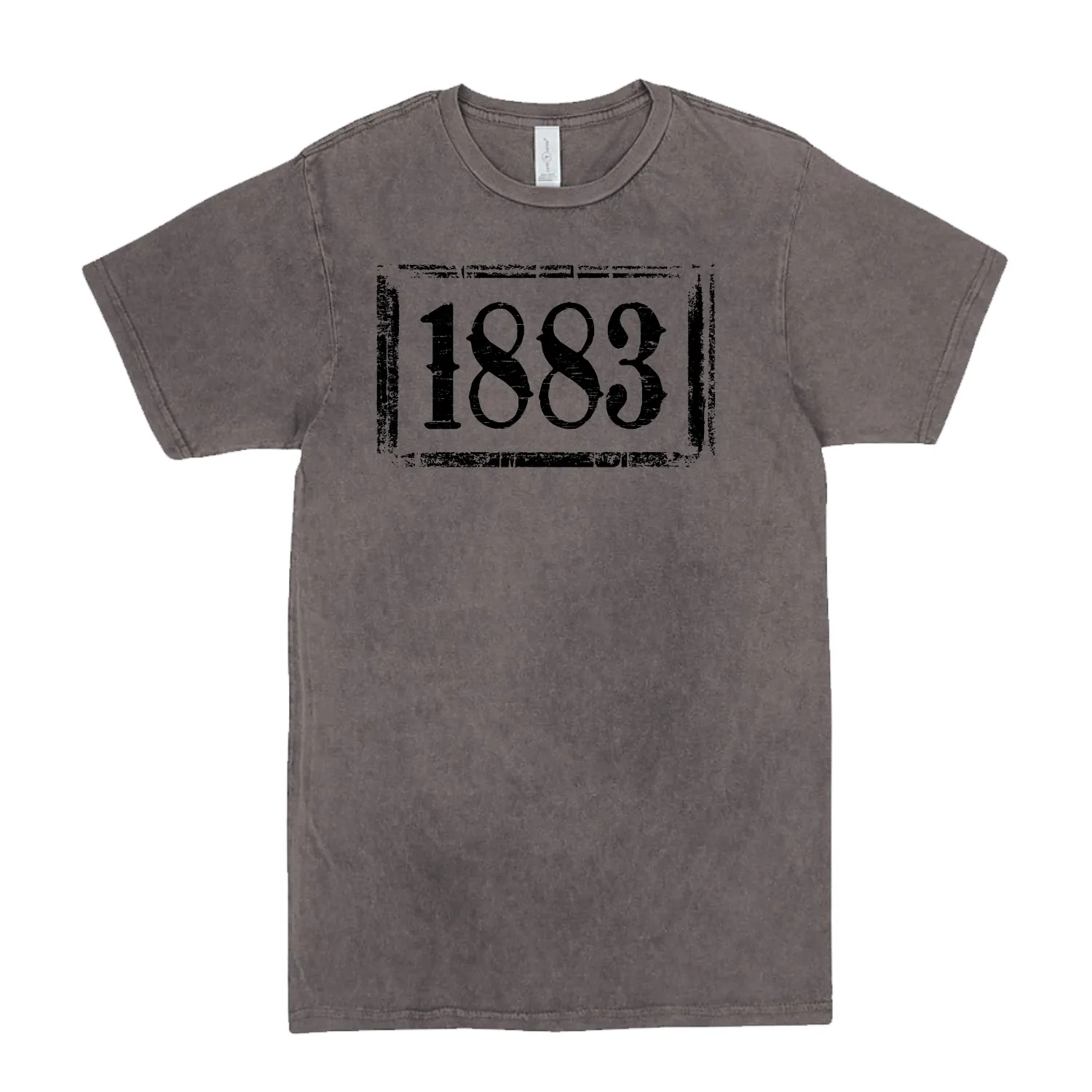 Yellowstone 1883 Logo Distressed Short Sleeve T-Shirt