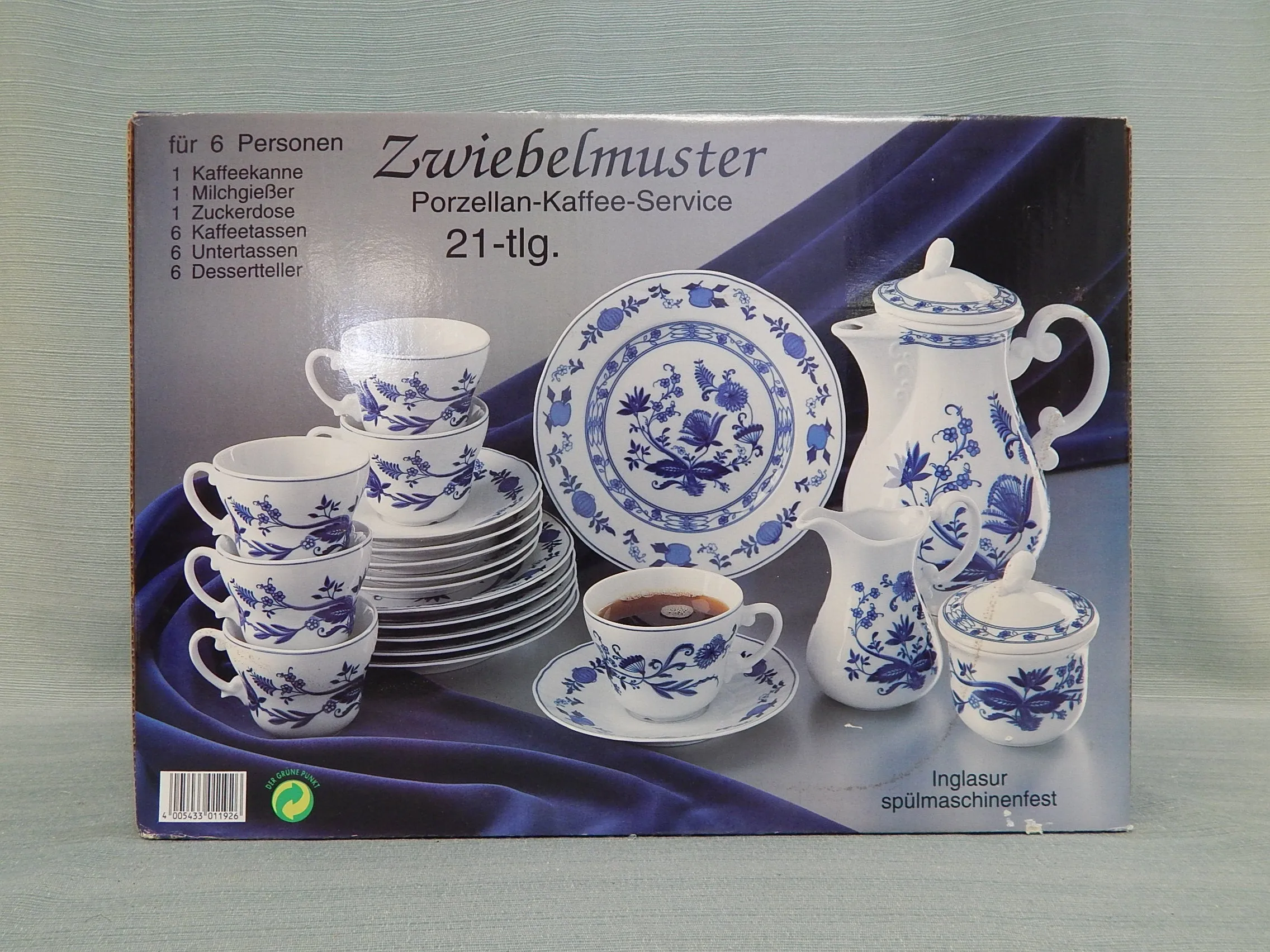 Zwiebelmuster Blue Onion Porcelain Coffee Service